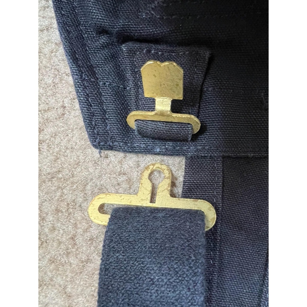 Carhartt Overalls Mens 34x36 Black Relaxed Fit Duck Canvas Bib Utility Workwear - Picture 7 of 16
